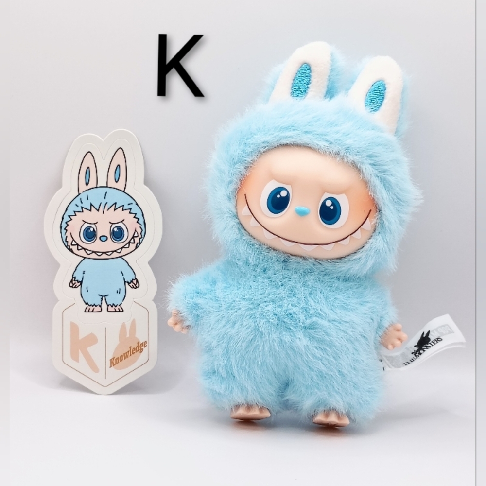 Pop Mart Labubu THE MONSTER Pin Love Vinyl Plush Pendant 'K'